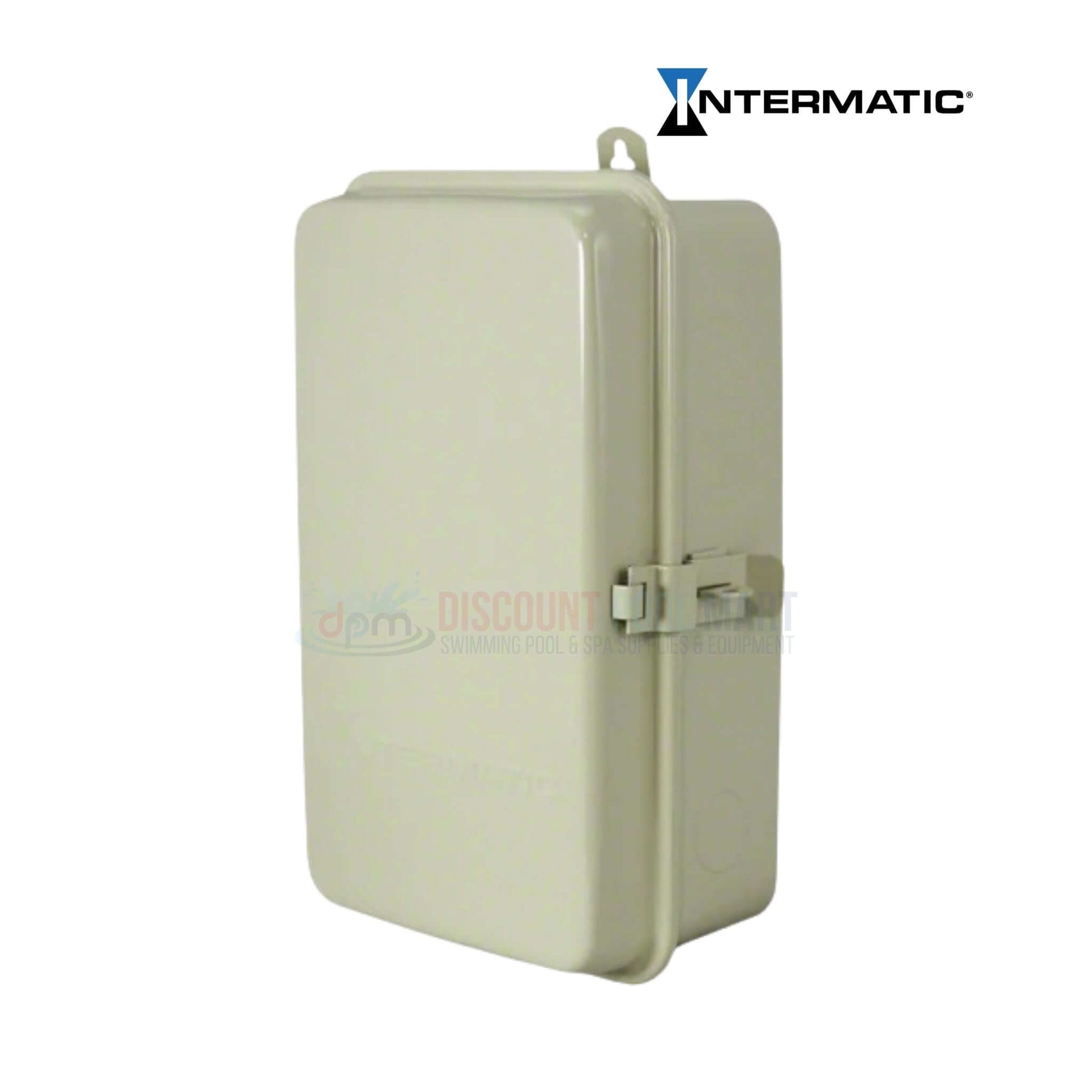 Intermatic Time Switch Delay T104R3 enclosure from Discount Pool Mart, ideal for pool equipment control.