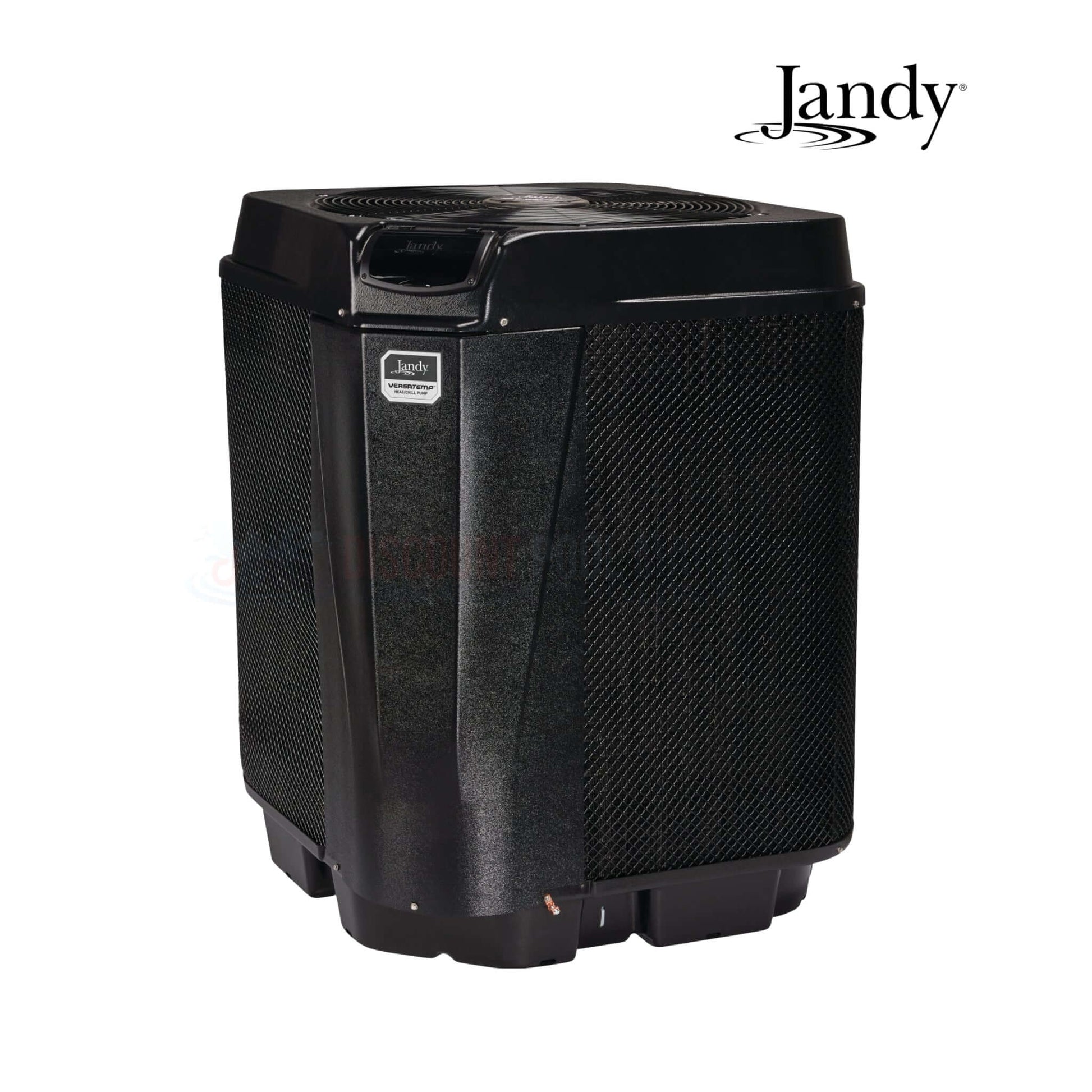 Jandy JRT3000R Heat/Chill Pump in black, showcasing a sleek design, perfect for pool temperature management. Available at Discount Pool Mart.