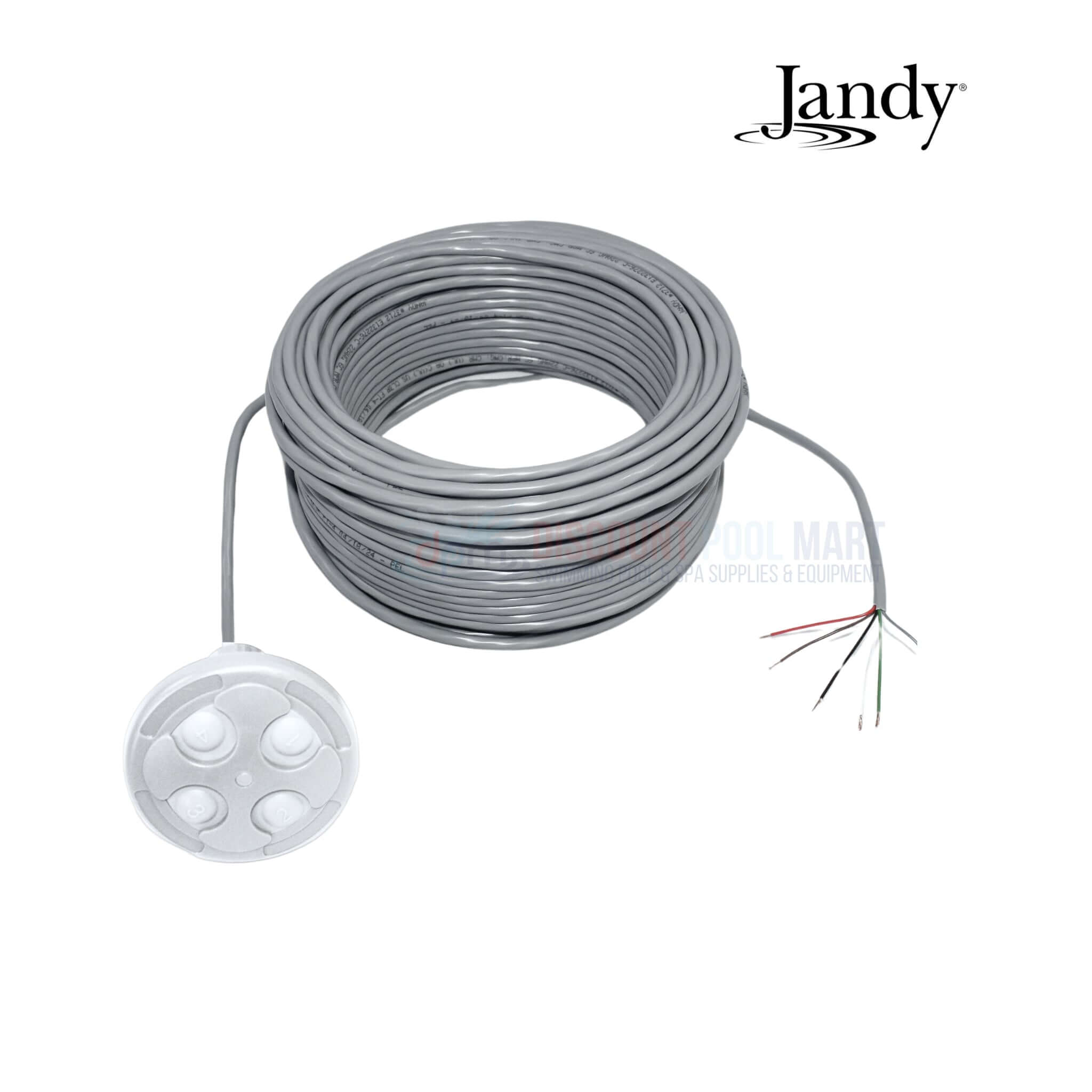 7441 | Jandy 4-Function Spa Side Remote | 100 Ft | White