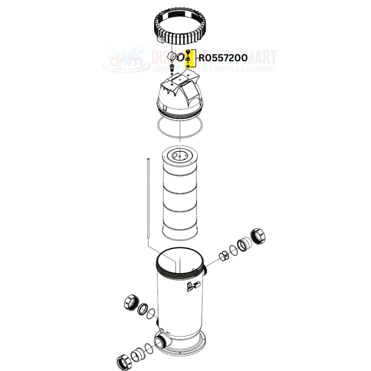 Jandy Air Relief Valve For CS Filters | R0557200