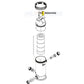 Jandy Air Relief Valve assembly diagram for CS Filters R0557200 from Discount Pool Mart DPM.