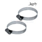 Jandy stainless steel hose clamps from Discount Pool Mart DPM for reliable pool equipment connections.