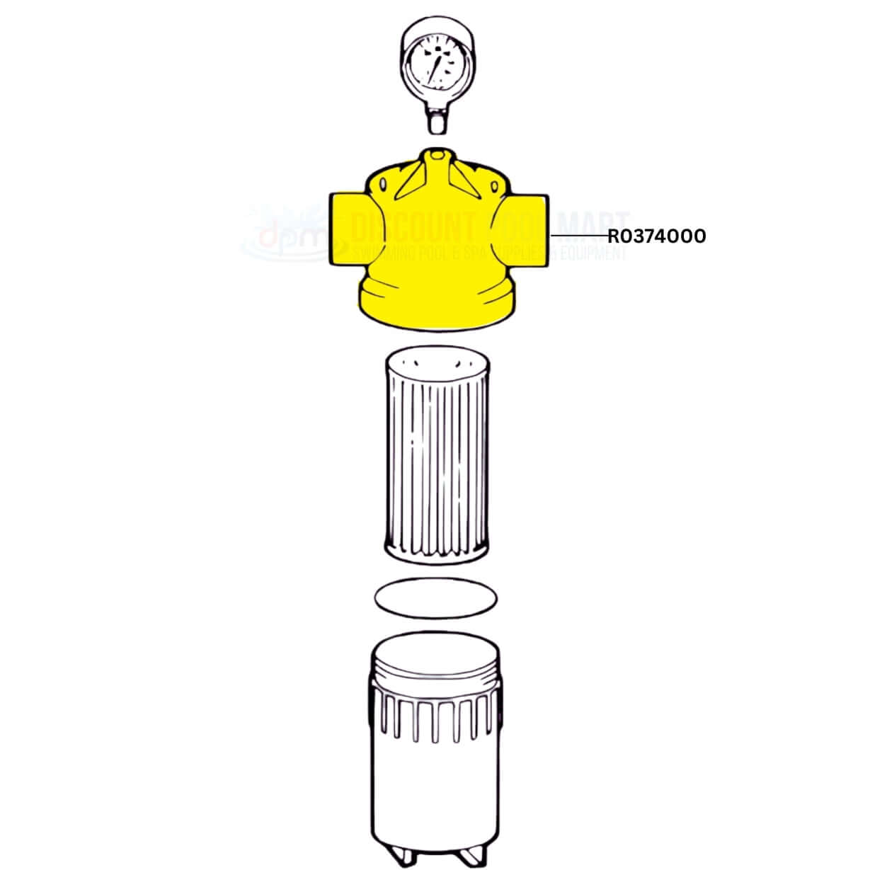 Jandy Energy Filter Top | R0374000