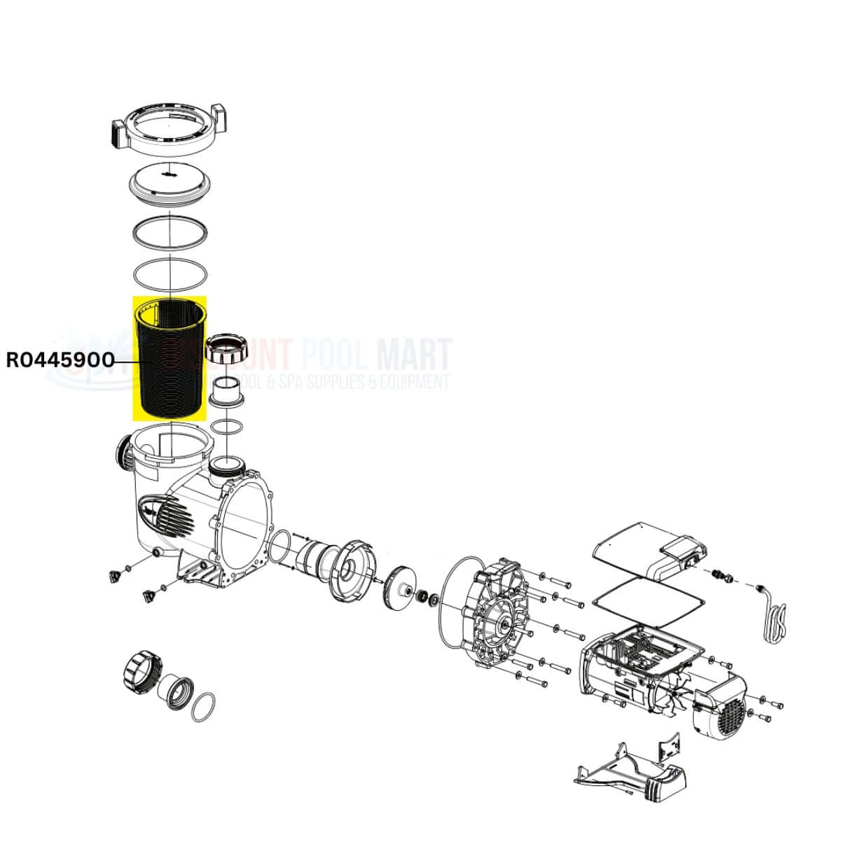 hana R0445900 | Jandy Filter Basket for ePump and Stealth Pumps