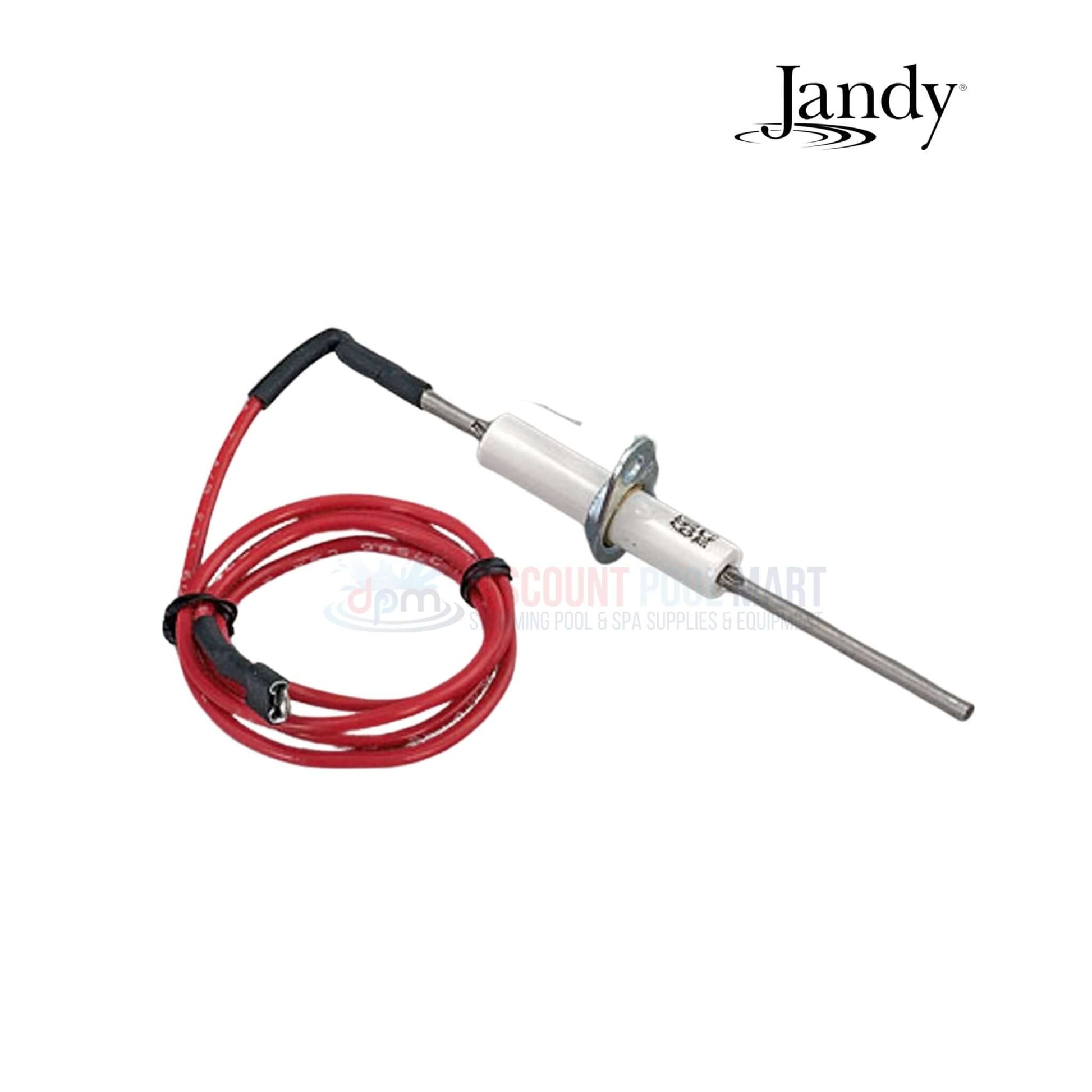 Jandy Flame Sense Rod R0334800 for LX and LT Heaters, from Discount Pool Mart DPM, essential for safe heating operation.