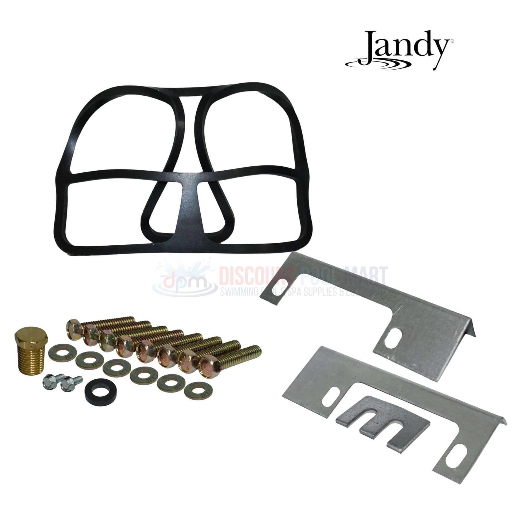 Jandy Gasket Header Kit R0304300 with bolts and seals for Hi-E2 heaters from Discount Pool Mart DPM.