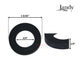 Jandy Header Gasket Assembly R0050800 dimensions showing 1 5/16 inch outer diameter for Laars, Lite2 heaters, available at Discount Pool Mart.