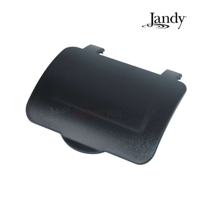 Jandy JXiQ Heater User Interface Lid Kit R0989200 in black, used for pool control panel protection by Discount Pool Mart, DPM.