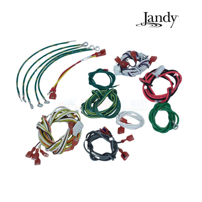 Jandy R0988900 Wiring Harness Kit with various colored wires and connectors for JXiQ heaters, available at Discount Pool Mart.