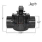 Jandy Neverlube 2 Port Diverter Valve 4716, 2-2.5" for pool systems at Discount Pool Mart DPM, durable and maintenance-free.