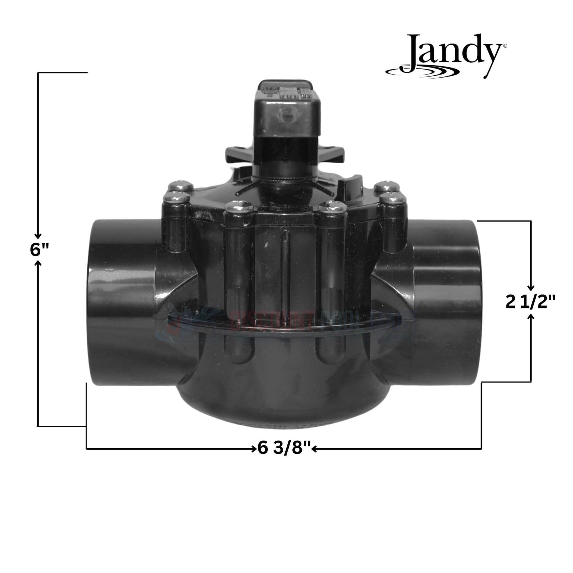 Jandy Neverlube 2 Port Diverter Valve 4716, 2-2.5" for pool systems at Discount Pool Mart DPM, durable and maintenance-free.