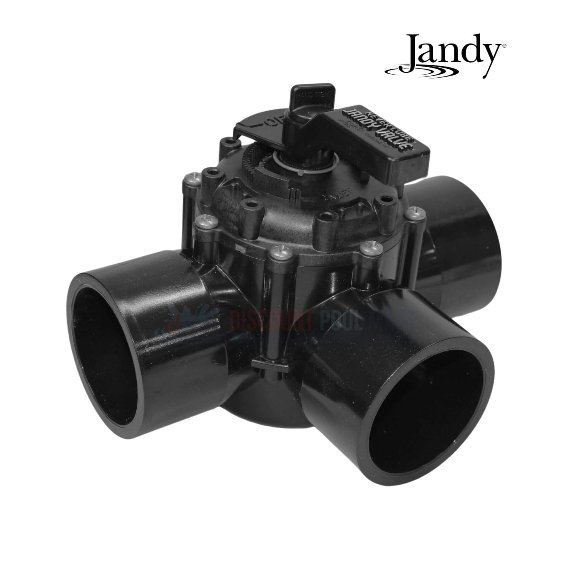 Jandy Neverlube 3-Port Diverter Valve 4719 at Discount Pool Mart DPM, durable CPVC for pool and spa systems.