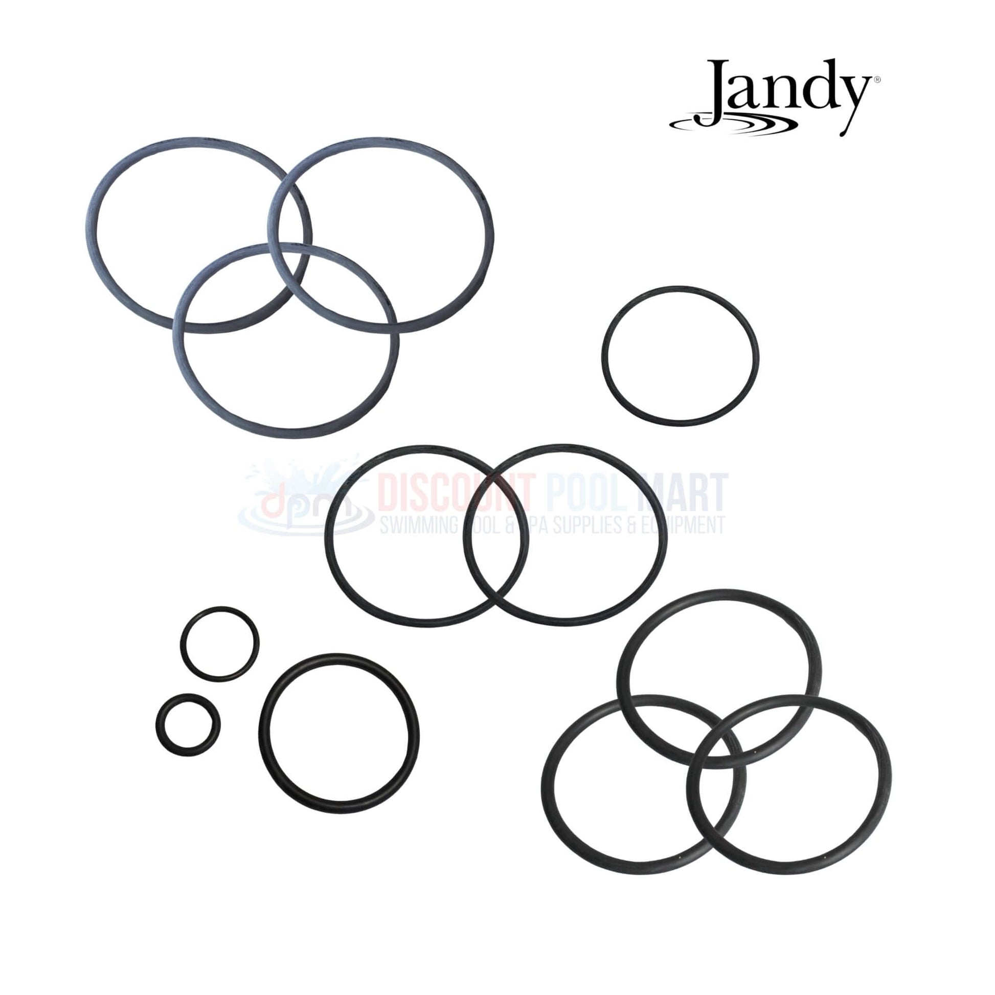 Jandy O-Ring Kit for DEV and DEL Filters, R0358000 at Discount Pool Mart DPM, essential maintenance accessory.