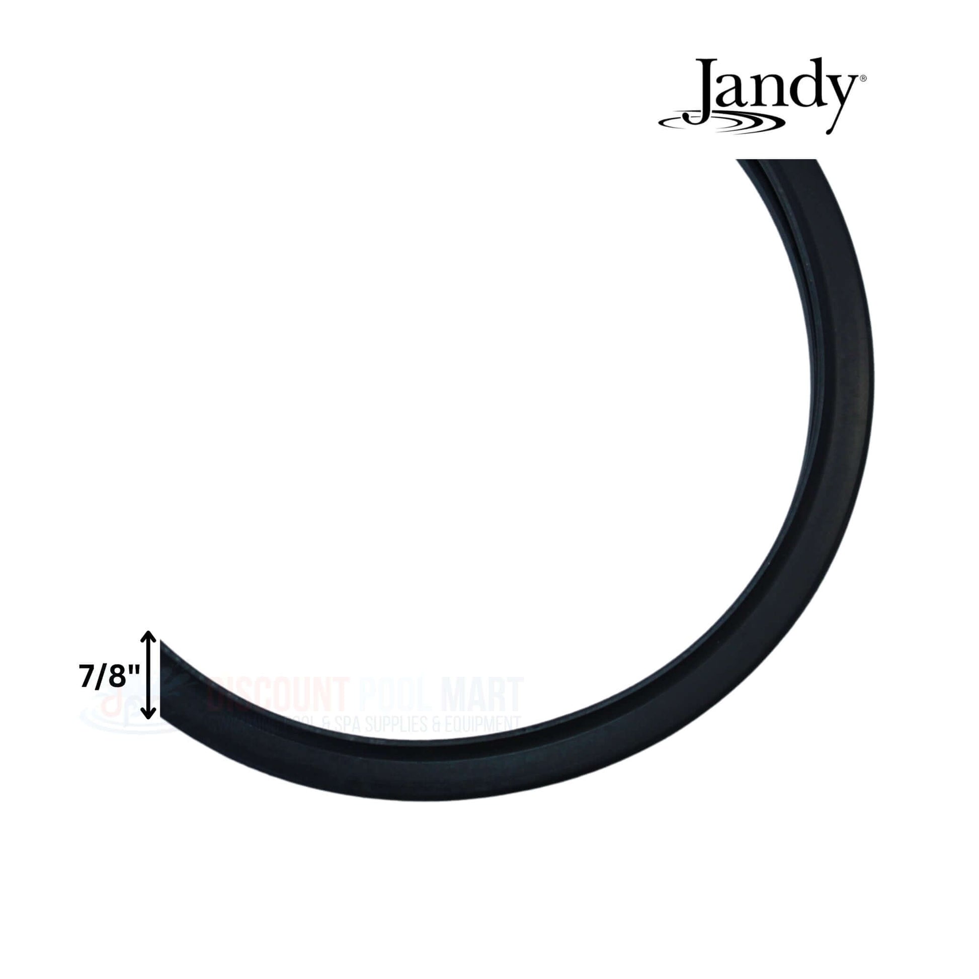Jandy Pool Light Lens Gasket R0451101 R0790500 by Discount Pool Mart DPM, 7/8 inch durable silicone gasket for watertight seal.