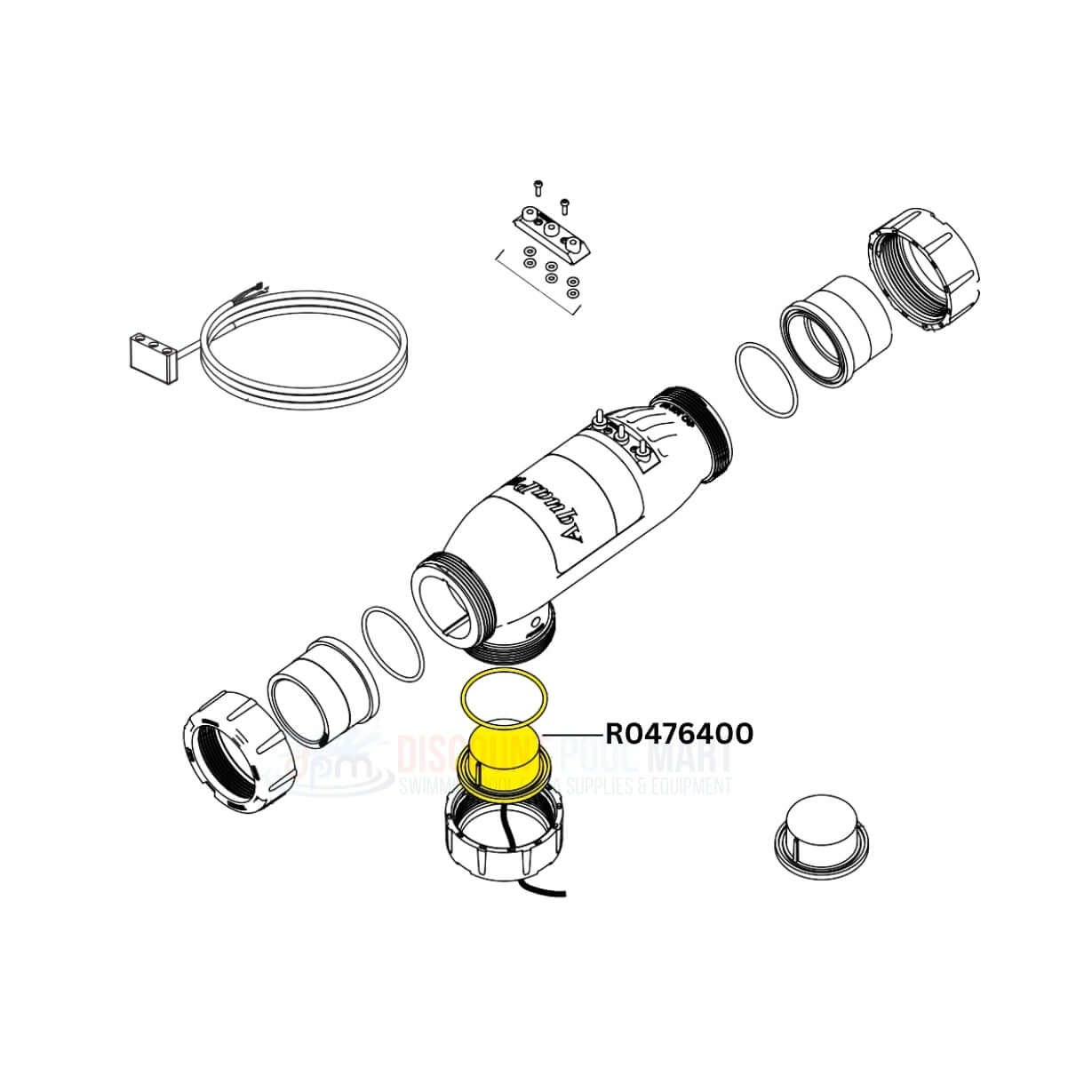Jandy Port Sensor R0476400 for AquaPure and Fusion Soft with 25' cord, available at Discount Pool Mart DPM.