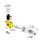 Illustration of Jandy Pump Body R0445601 parts, compatible with ePump and Stealth Pumps. Available at Discount Pool Mart DPM.