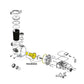 Jandy Pump Diffuser parts breakdown for SHPF and SHPM models, featuring O-Ring and hardware kit, model R0445400 from Discount Pool Mart.