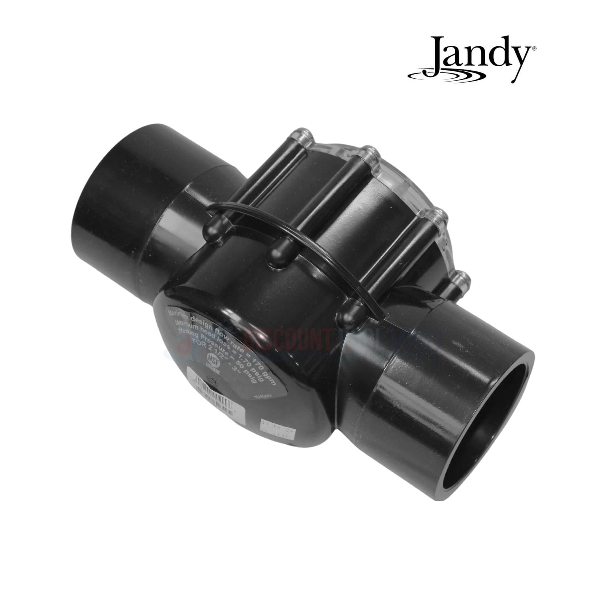 Jandy Swing Straight Check Valve 7307, 2.5"-3" for pool and spa systems by Discount Pool Mart DPM.