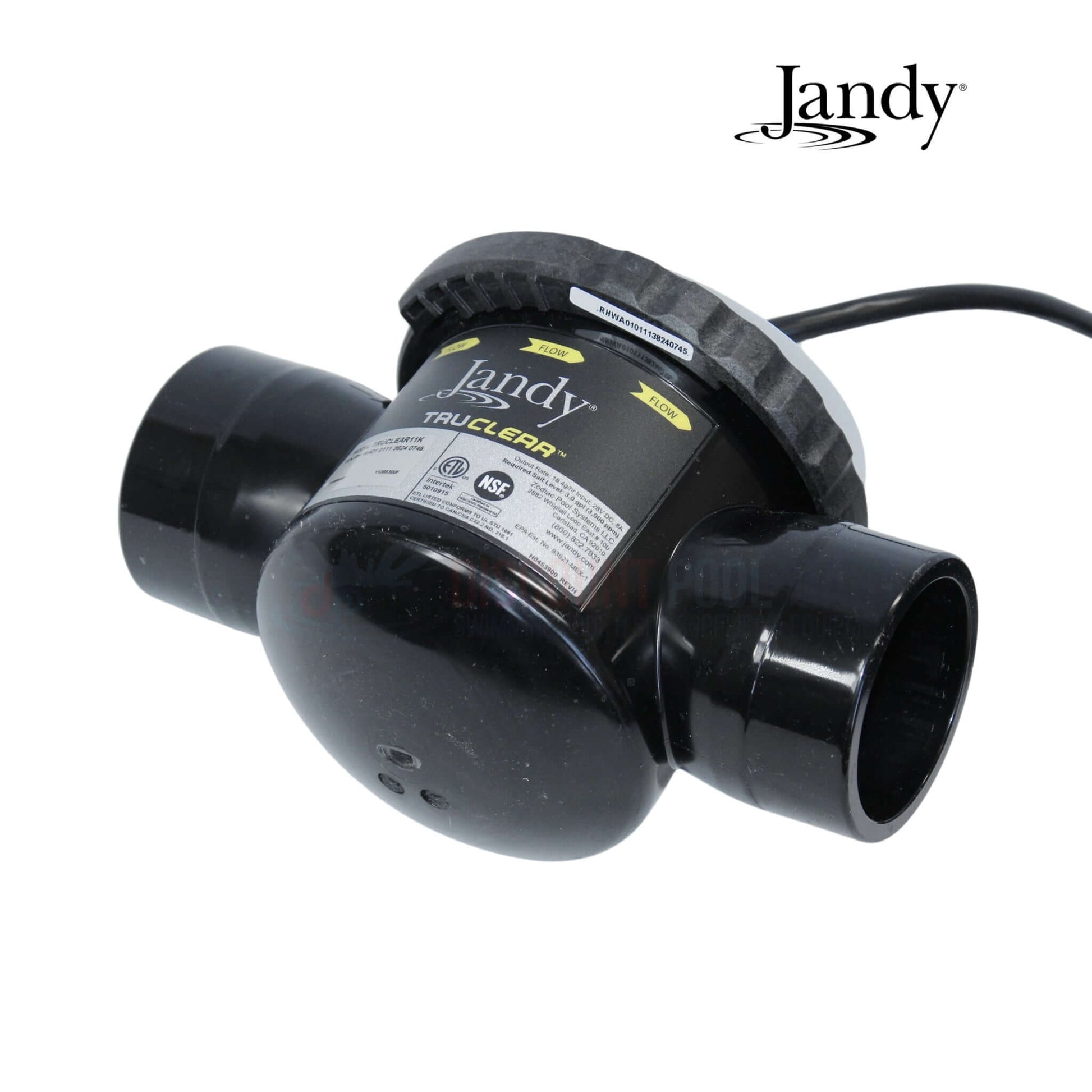 Jandy TruClear Salt Chlorinator TRUCLEAR11K for 35k gallons residential pools at Discount Pool Mart DPM. Compact design and durable.
