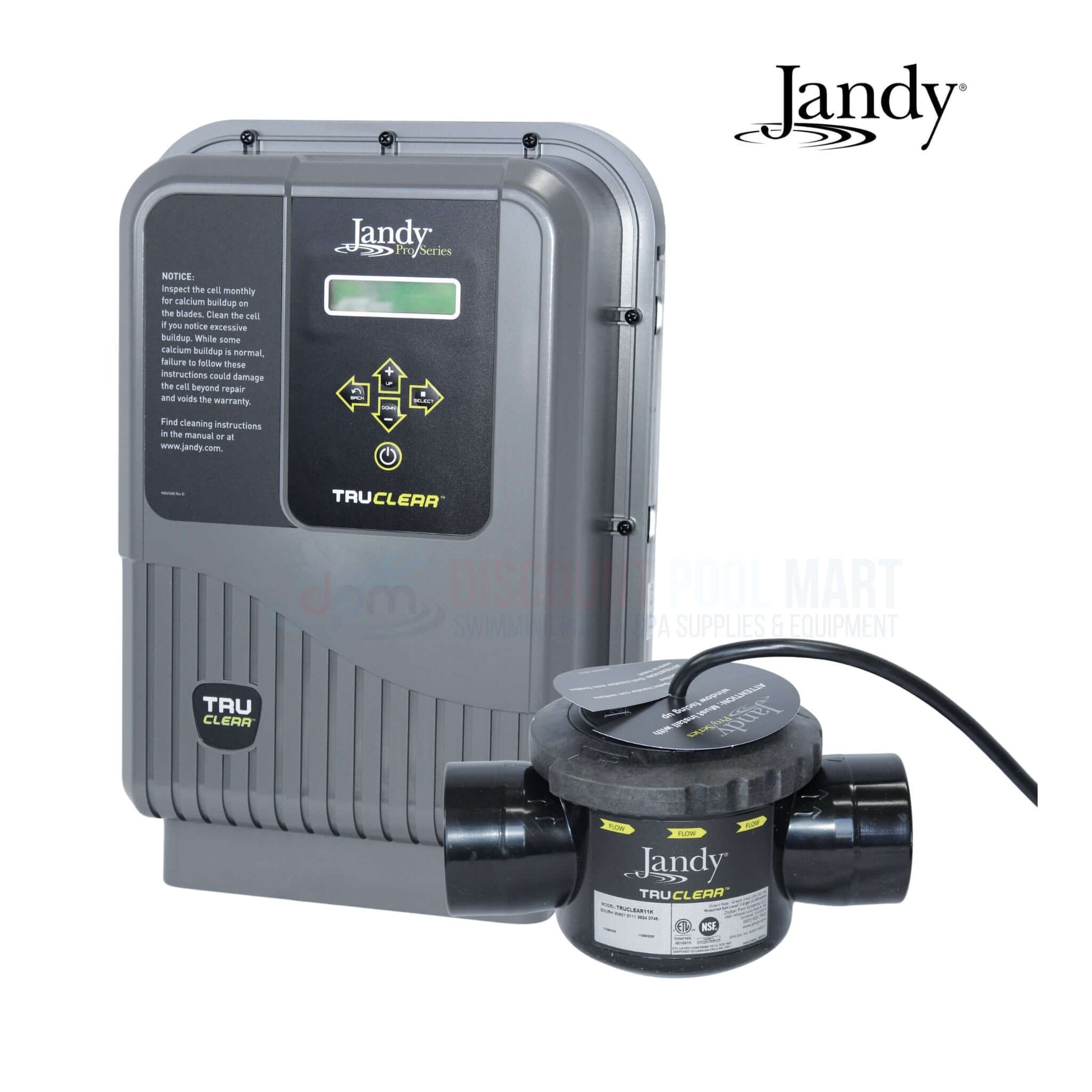 Jandy TruClear Salt Chlorinator TRUCLEAR11K for 35,000 gallons, available at Discount Pool Mart DPM.
