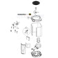 Jandy User Interface Kit R0591900 parts diagram for JXi Heaters and VersaTemp Heat Pumps from Discount Pool Mart DPM.