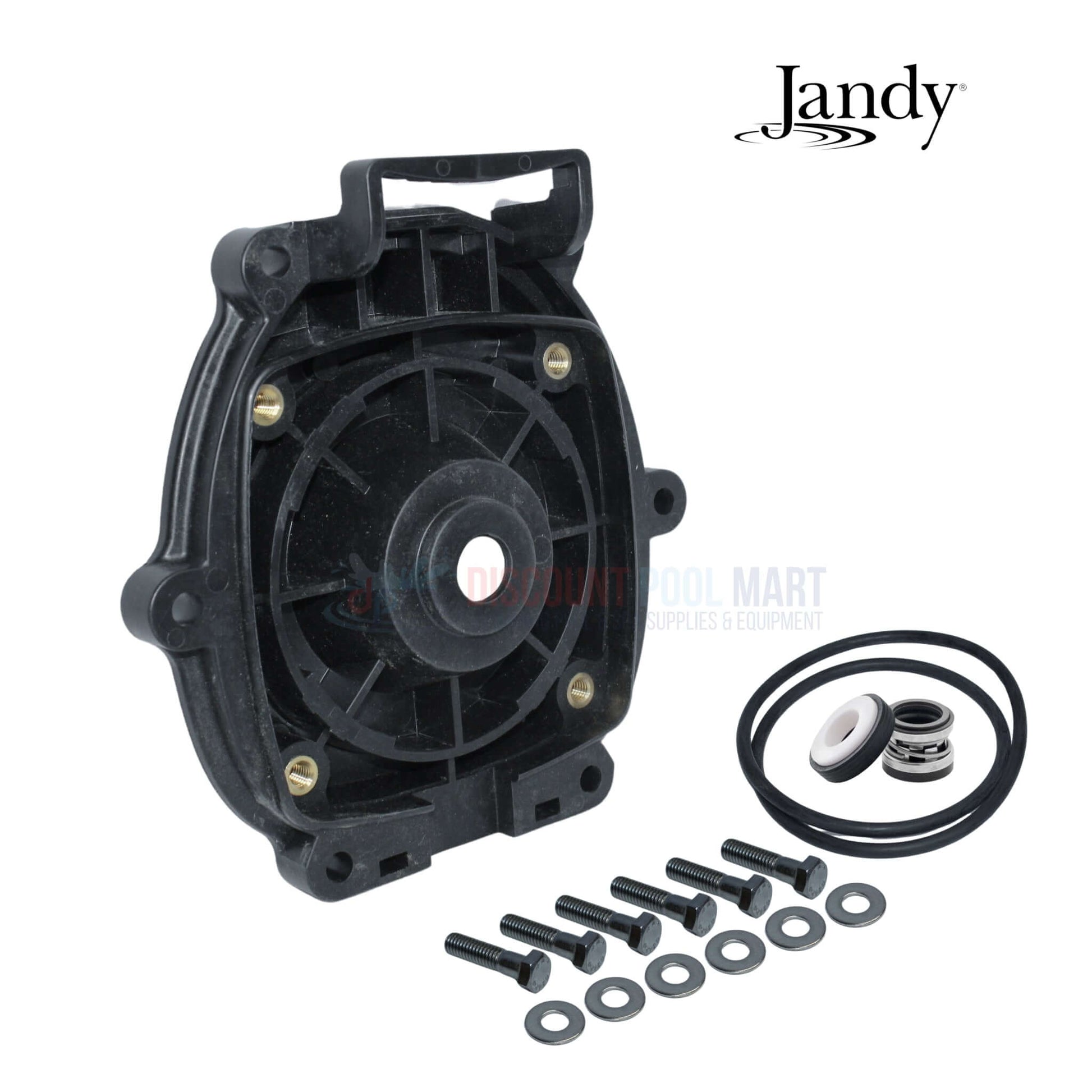 Jandy Backplate Kit for FloPro Pumps R0479500 by Discount Pool Mart DPM includes essential components for maintenance.