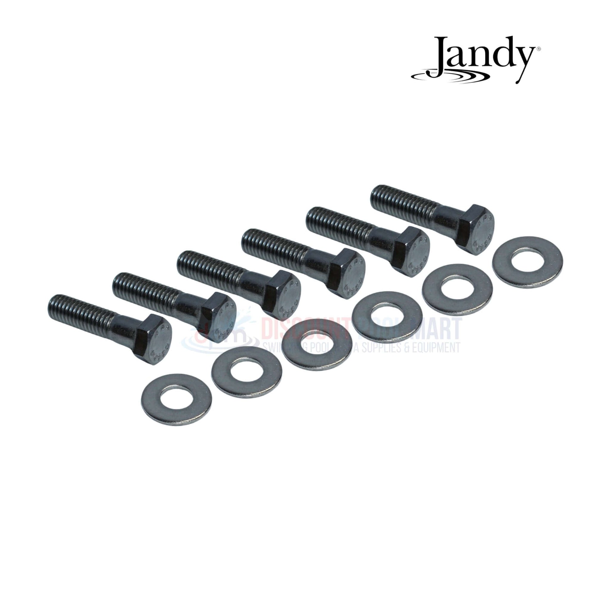 Jandy backplate kit hardware including bolts and washers for FloPro FHPM Pumps at Discount Pool Mart DPM.