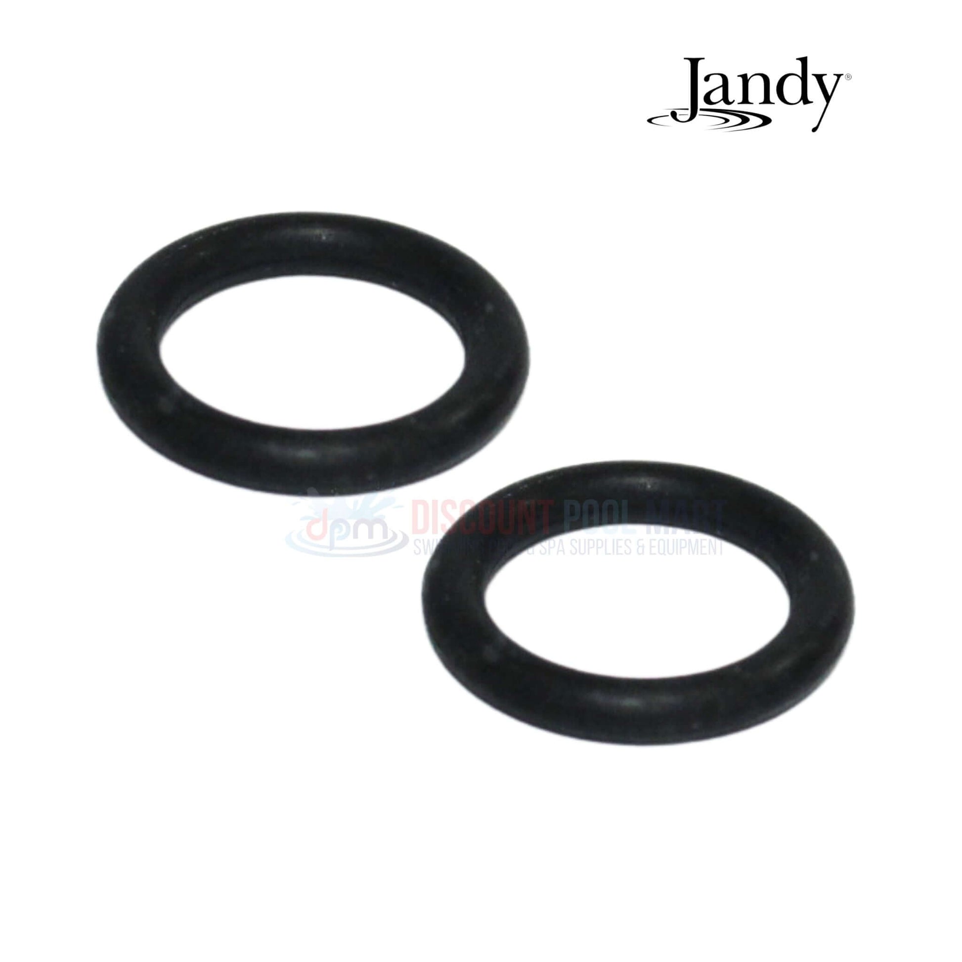 Jandy O-Rings for Drain Plug R0446000, 2 Pack, from Discount Pool Mart DPM, essential for pool maintenance.