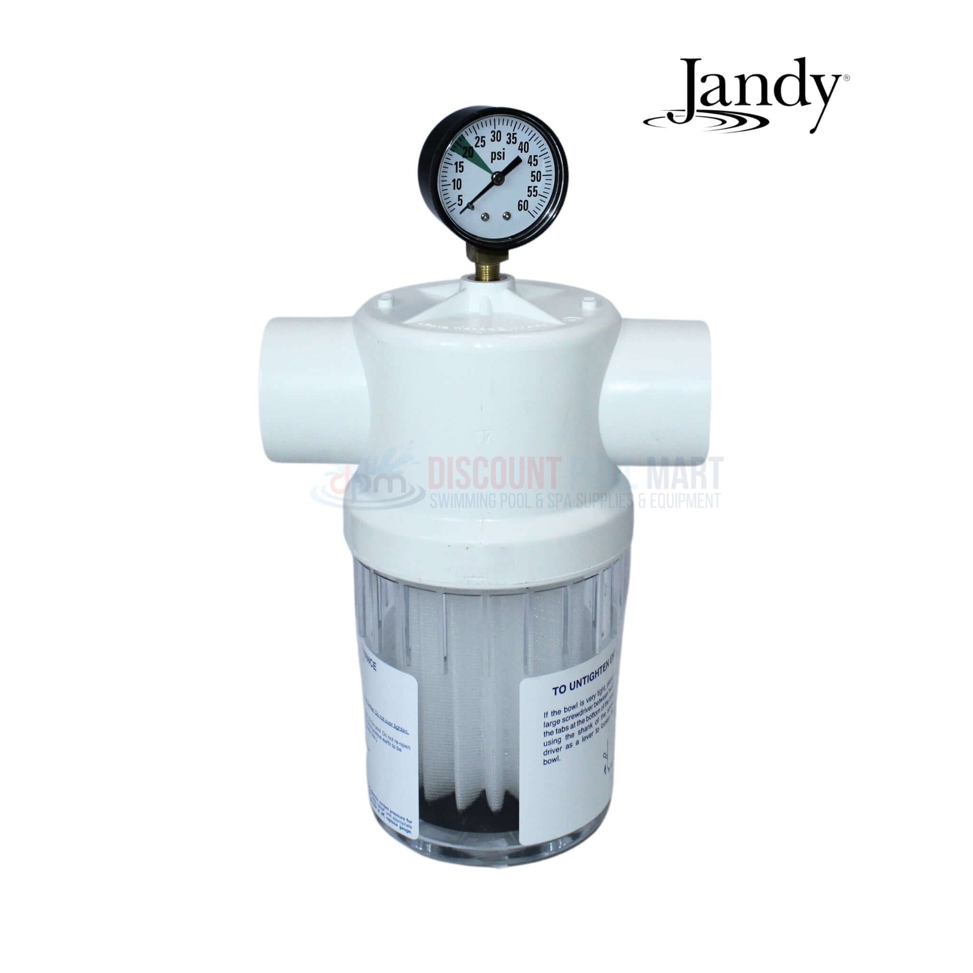 Jandy Energy Filter with Gauge 2888 from Discount Pool Mart DPM for Ray-Vac Pro Series pool cleaners.