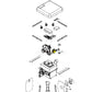 Exploded view diagram of Jandy Gas Valve R0591400 parts for JXI heaters at Discount Pool Mart DPM.