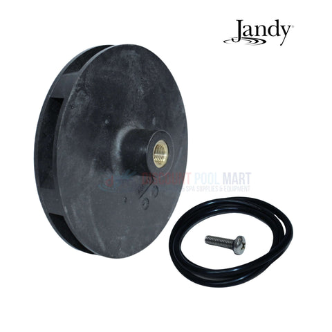 Jandy Impeller Kit R0807207 includes impeller, screw, and O-ring for SWF125 0.75HP and SHPF 5HP pumps at Discount Pool Mart.