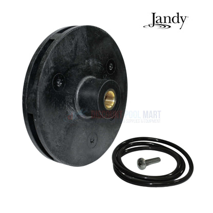 Jandy Impeller Kit R0807202 for 1HP and 1.5HP pumps, includes screw and O-ring. Discount Pool Mart DPM.