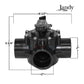 Jandy NeverLube 3 Port Diverter Valve 4715 dimensions and features from Discount Pool Mart DPM, ideal for pool systems.