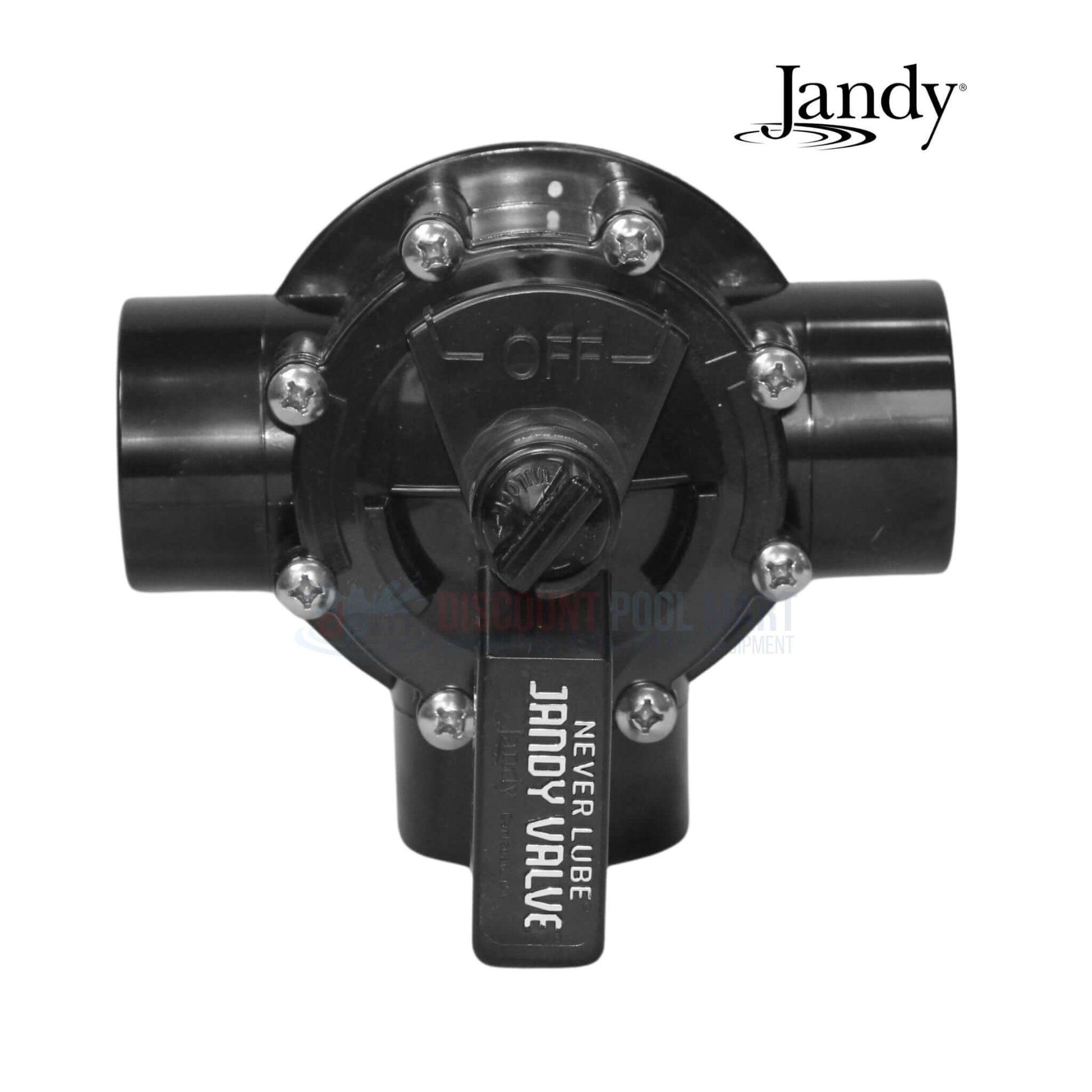 Jandy Neverlube 3 Port Diverter Valve 4715 for pool systems, available at Discount Pool Mart DPM, durable and maintenance-free.
