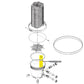 Diagram of Jandy Outlet Tube Elbow Assembly R0555100, key component for DEV and DEL filters from Discount Pool Mart DPM.