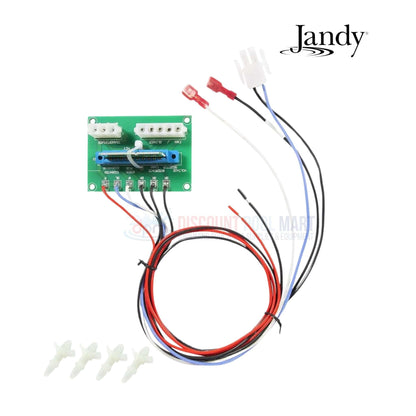 Jandy Power Distribution Board R0458100 for LXi and JXi heaters from Discount Pool Mart DPM, essential for heater efficiency.