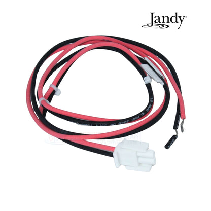 Jandy Power Interface Wiring Harness Kit R0985500 for JXi Heaters, featuring red and black wires, reliable pool supply by Discount Pool Mart.
