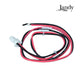 Jandy Power Interface Wiring Harness Kit R0985500 for JXi heaters, featuring red and black wires, optimal for pool supplies from Discount Pool Mart.