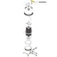 Jandy Pressure Gauge & Air Relief R0357200 diagram for DE filter, available at Discount Pool Mart DPM.