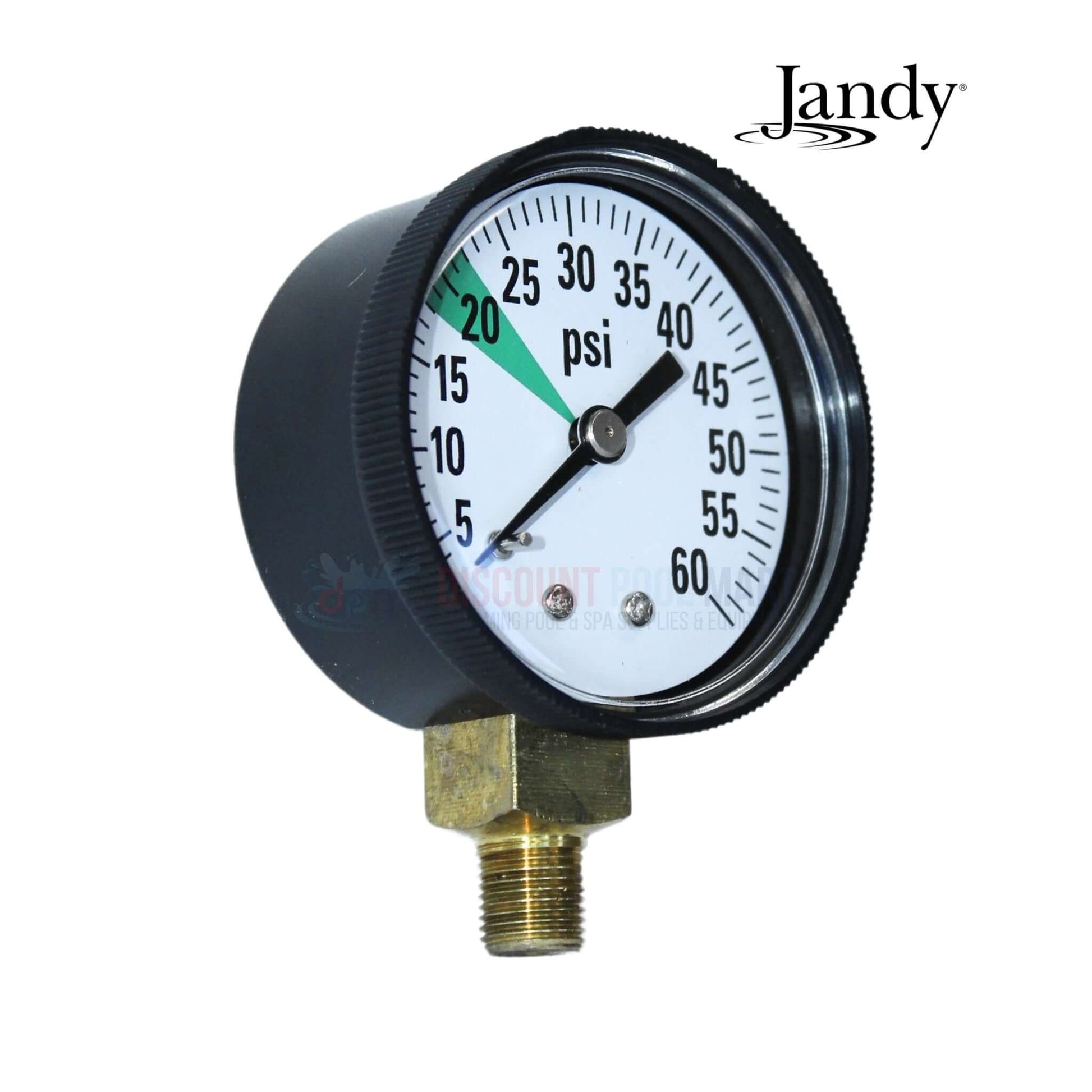Jandy Pressure Gauge R0377700 with 0-60 PSI range for Ray-Vac filters available at Discount Pool Mart DPM.