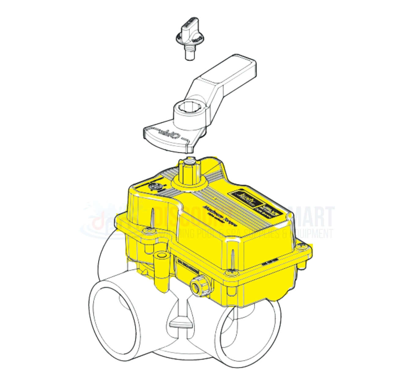 al gear knast 4424 | Jandy Pro Series Valve Actuator