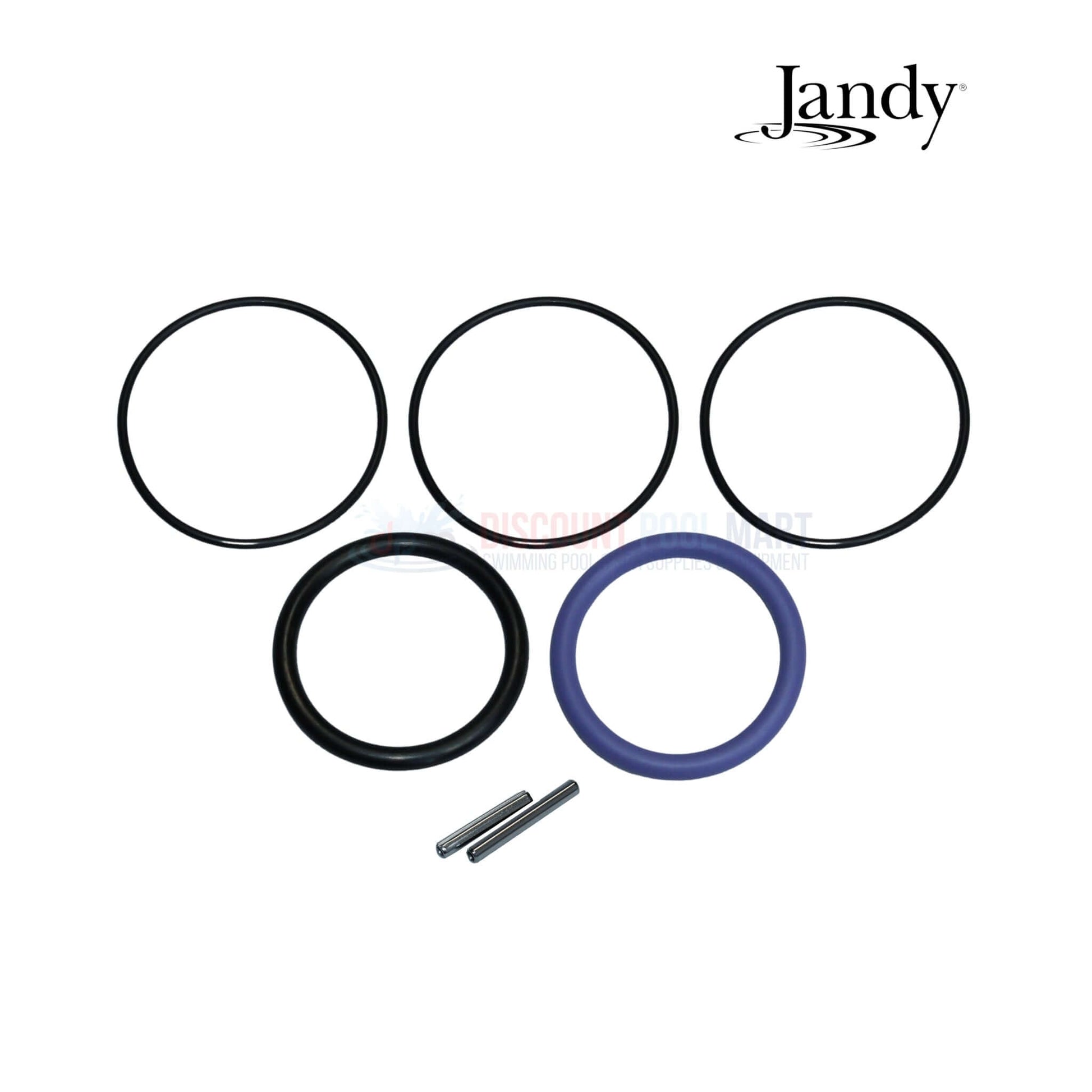 Jandy R0442100 Slide Valve Rebuild Kit O-rings and roll pins from Discount Pool Mart DPM for valve maintenance
