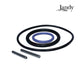 Jandy Slide Valve Shaft Kit components including O-rings and shafts from Discount Pool Mart DPM for backwash valves.