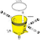 Jandy R0465400 Tank Bottom Assembly with components for CV Filters at Discount Pool Mart DPM.