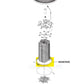 Jandy Tank Clamp Ring with Bolt and Nut for DEV and DEL Filters R0357400 - Discount Pool Mart DPM
