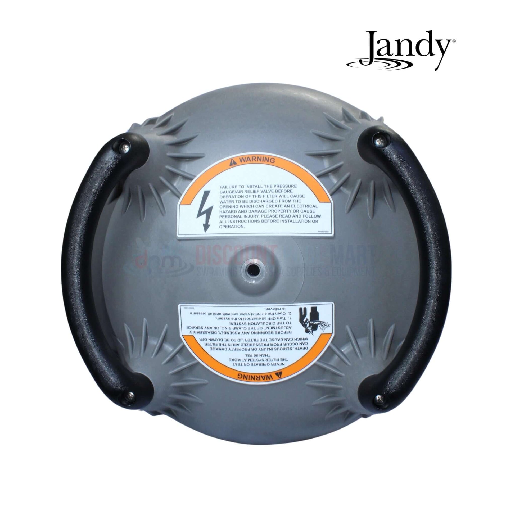 Jandy Tank Top Lid for DEL60 DEV60 Filters R0357300 from Discount Pool Mart DPM, durable seal for efficient filtration.