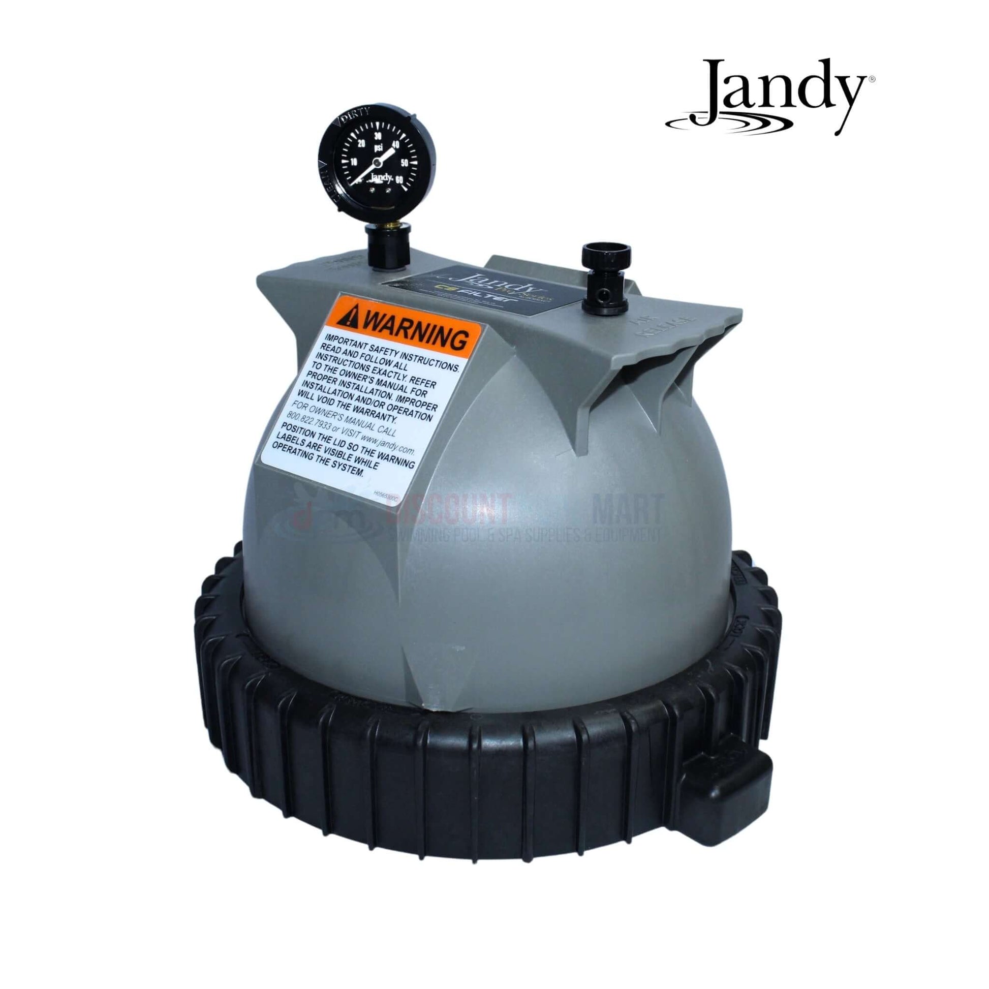 Jandy Top Housing Assembly for CS100 and CS150 Filters, part R0461900 from Discount Pool Mart DPM.