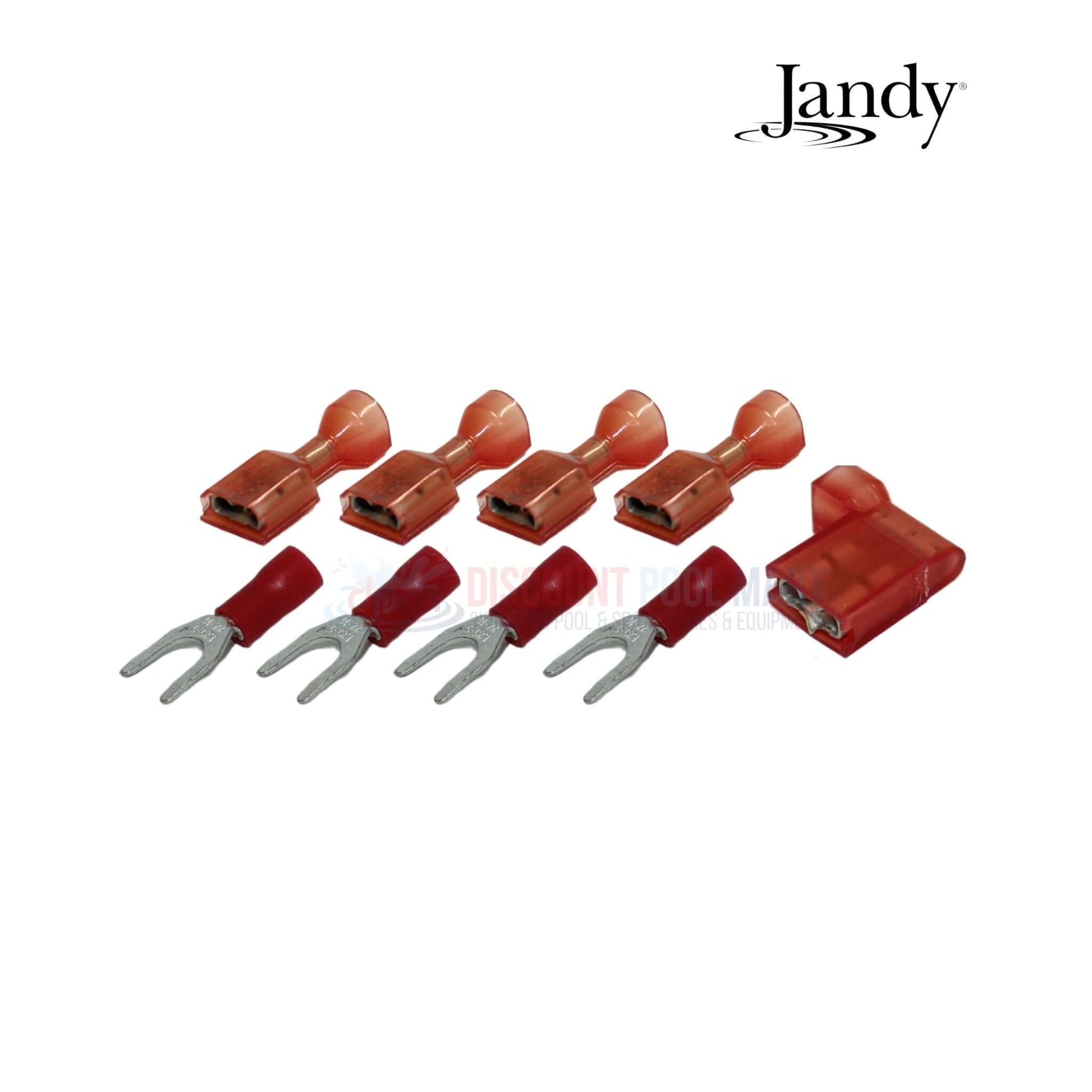 Jandy electrical connectors set including spade and bullet connectors for pool and spa heaters from Discount Pool Mart DPM.