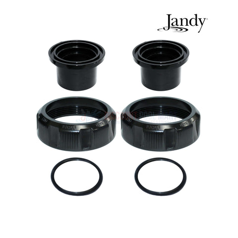 Jandy Union and Tailpiece Kit R0446101 for ePump and Stealth Pumps with coupling nuts and O-rings | Discount Pool Mart DPM