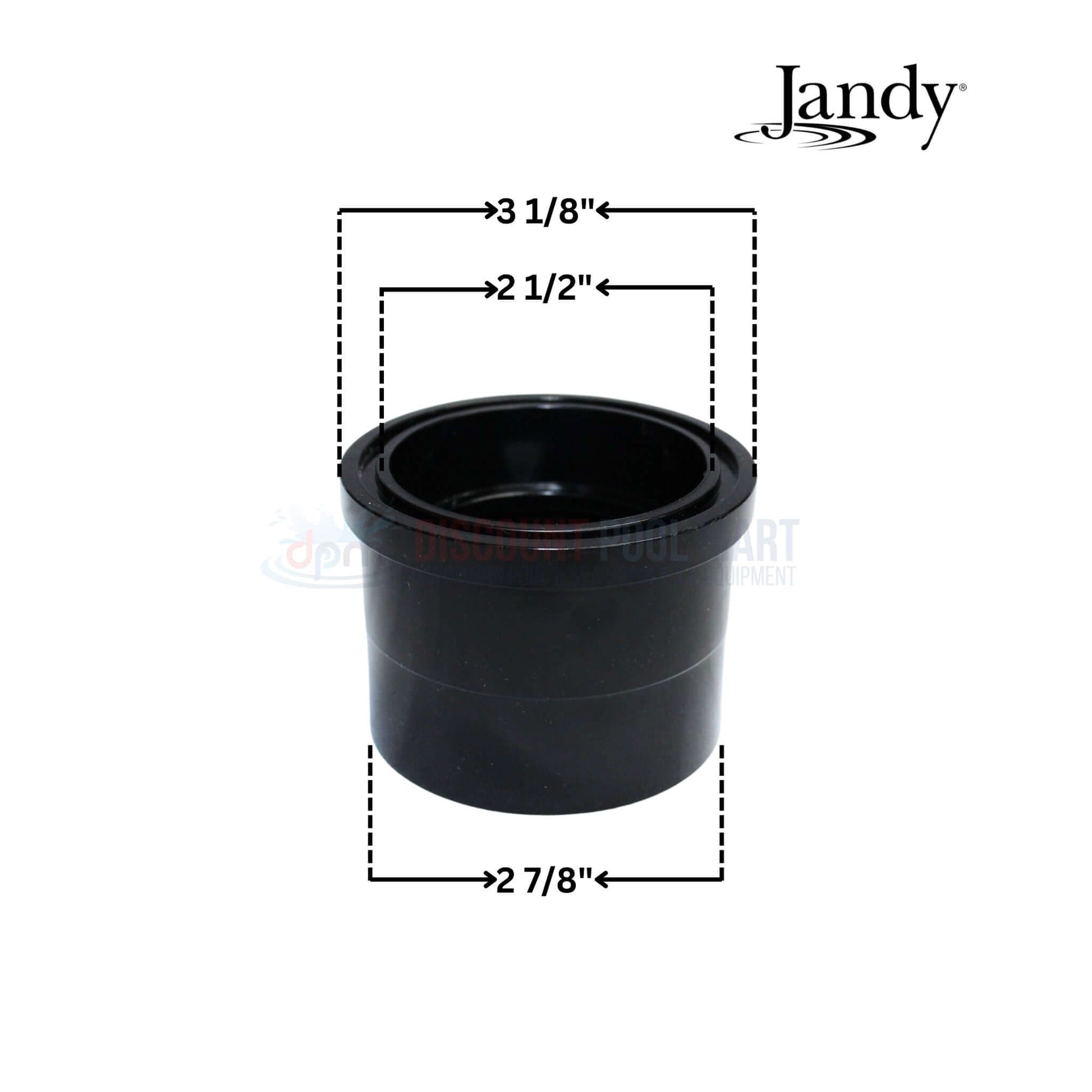 Jandy Universal Half Union dimensions for DEV and DEL Filters | Discount Pool Mart DPM | R0522900